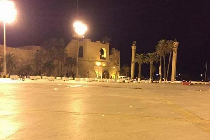 اخلاء ميدان الشهداء مغرب أمس الاحد