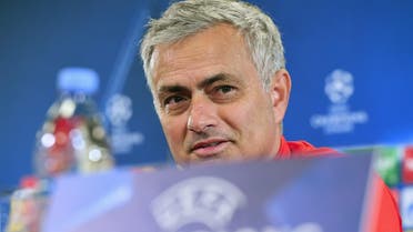 Manchester United's coach from Portugal Jose Mourinho gives a press conference at the Stadion CSKA Moskva in Moscow on September 26, 2017 on the eve of the UEFA Champions League Group A football match between PFC CSKA Moskva and Manchester United FC. (AFP)