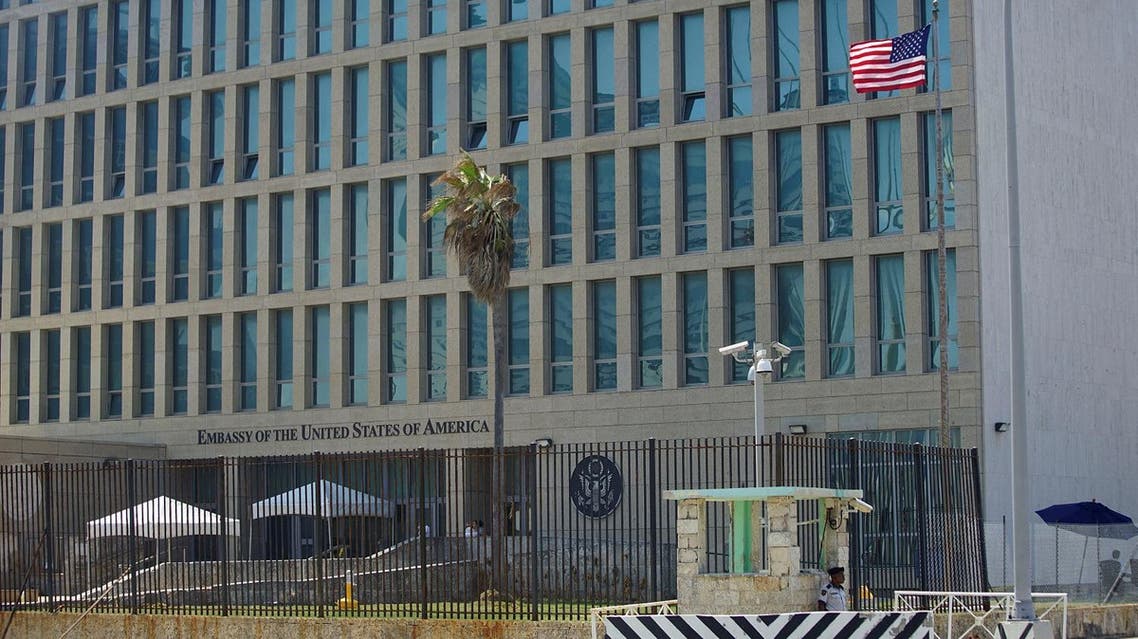 A view of the US Embassy in Havana, Cuba. (Reuters)