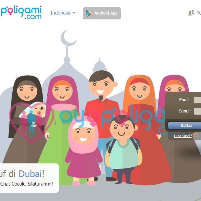 Polygamy dating app draws criticism in Indonesia