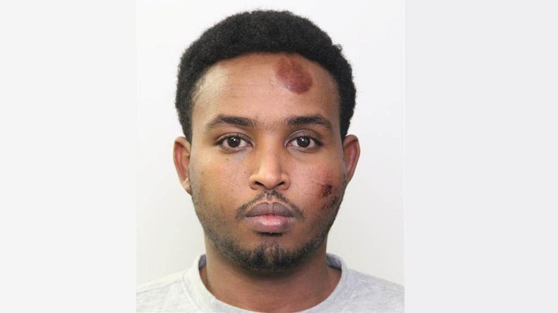 Abdulahi Hasan Sharif, 30, a Somali immigrant, is shown in this police booking photo provided in Edmonton, Alberta, Canada, October 2, 2017. (Reuters)