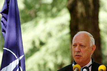Alessandro Minuto Rizzo addresses a press conference in Kabul on 18 April 2007. (AFP)