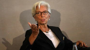 Christine Lagarde speaks at the Bank of England conference ‘Independence 20 Years On’ in London, on September 29, 2017. (Reuters)