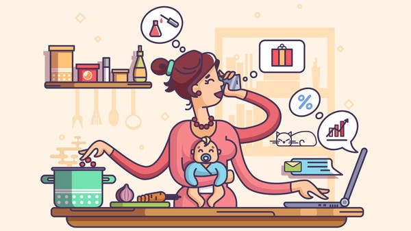 Being a mom is equivalent to 2.5 jobs: How to work hard, relax hard! | Al  Arabiya English