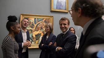 French president inaugurates major Picasso exhibition