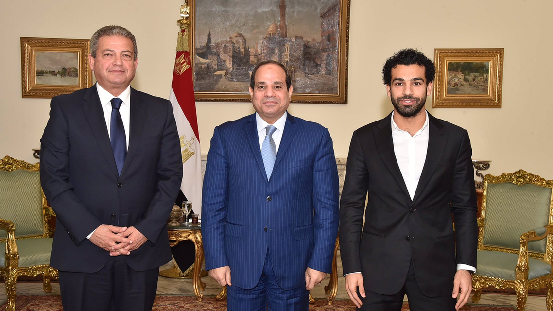 السيسي محمد صلاح