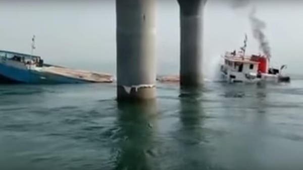 VIDEO: Moment sailors escape death as Iranian ship heading to Qatar sinks