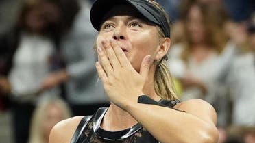 Russian Maria Sharapova after winning the US Open in New York on September 1, 2017. (Reuters/USA Today)