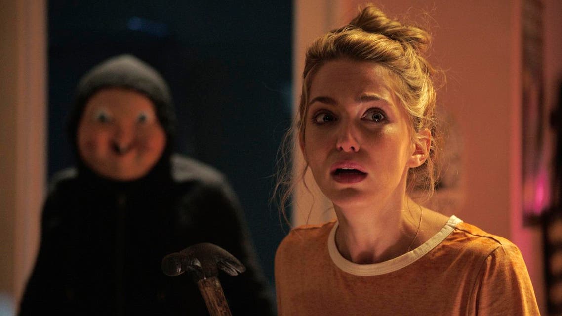 This image released by Universal Pictures shows Jessica Rothe in a scene from "Happy Death Day." (AP)
