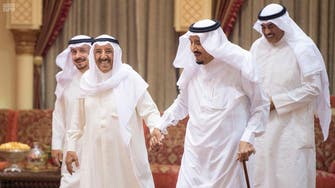 Saudi King receives Kuwaiti Emir to discuss issues of common concern