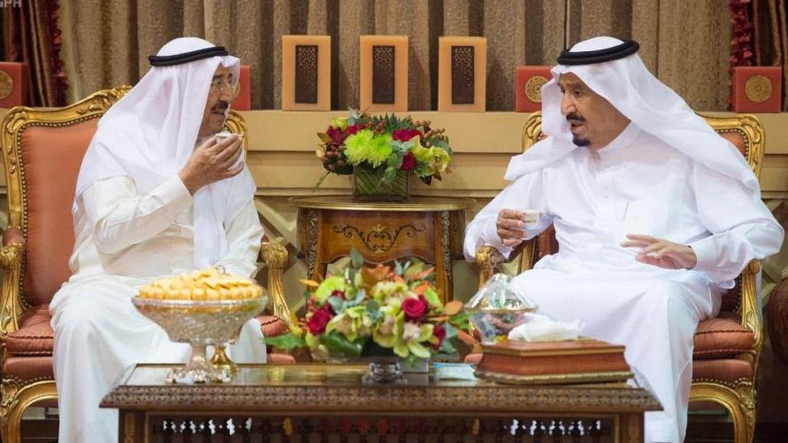أمير الكويت والملك سلمان