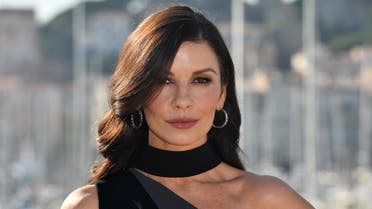 British actress Catherine Zeta-Jones for a photograph during the MIPCOM trade show (standing for International Market of Communications Programmes) in Cannes, southern France, on October 16, 2017. AFP
