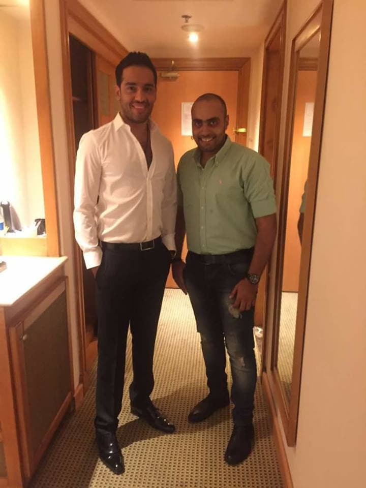عمر صلاح والمطرب رامي جمال