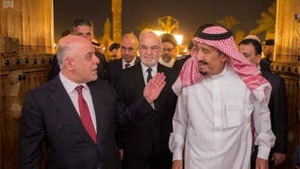King Salman receives Iraqi Prime Minister Haider al-Abadi