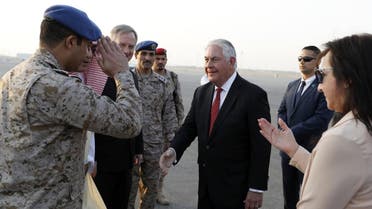 US Secretary of State Rex Tillerson arrived in Saudi Arabia Saturday, his second visit to the region in recent months as he seeks a breakthrough in a diplomatic crisis gripping the Gulf. (AFP)