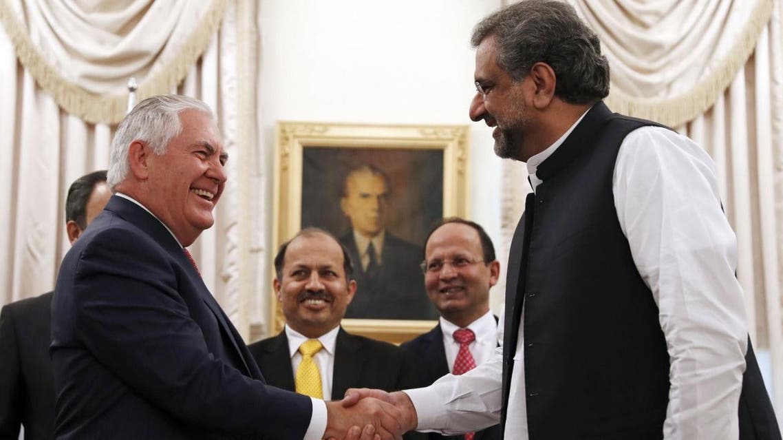 Tillerson with Pakistani Premier