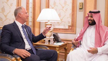 ولي العهد يجتمع مع مع رئيس صندوق الاستثمارات الروسي