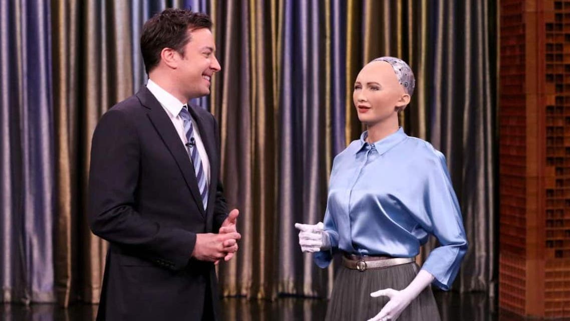 Sophia, an artificially intelligent robot