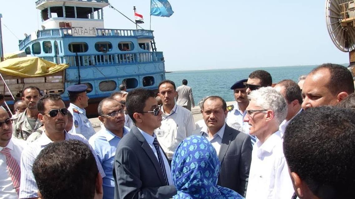 المسؤول الاممي يزور ميناء الحديدة