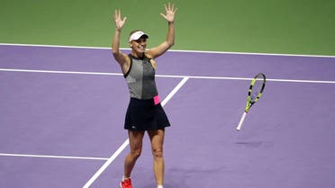 Caroline Wozniacki celebrates winning the final against USA's Venus Williams. (Reuters)