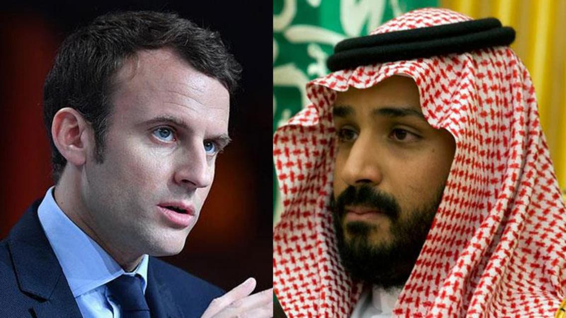 محمد بن سلمان وماكرون