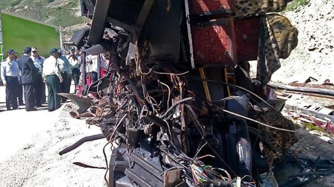 مقتل 14 وجرح 24 بحادث سير مأساوي في إيران