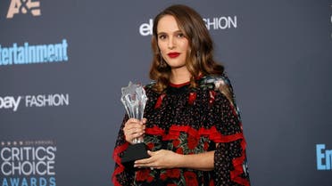 Portman with her award for Best Actress for “Jackie” during the 22nd Annual Critics’ Choice Awards in Santa Monica, California, on December 11, 2016. (Reuters)