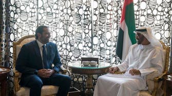 Abu Dhabi Crown Prince receives former Lebanese PM Hariri