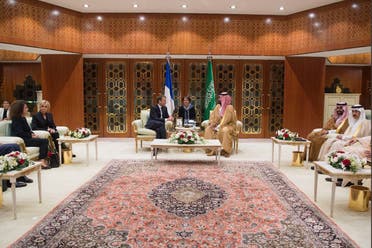 الأمير محمد بن سلمان والرئيس ماكرون