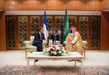 الأمير محمد بن سلمان والرئيس ماكرون