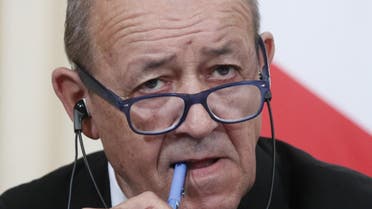 French Foreign Minister Jean-Yves Le Drian. (Reuters)