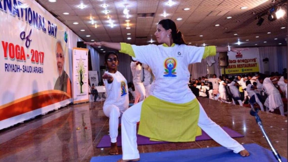 Indian diplomatic missions in Saudi Arabia organized maiden Yoga sessions in various Indian schools in the country. (Social media)