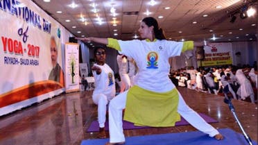 Indian diplomatic missions in Saudi Arabia organized maiden Yoga sessions in various Indian schools in the country. (Social media)