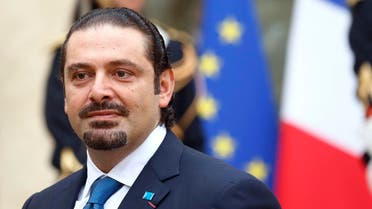 Former Lebanese Prime Minister Saad al-Hariri leaves after a meeting at the Elysee Palace in Paris October 7, 2014. (Reuters)