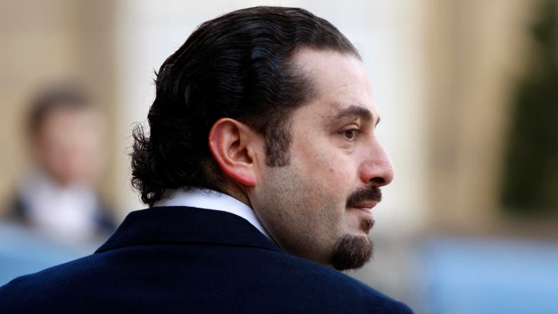 Saad Hariri leaves the Elysee Palace after a meeting with Nicolas Sarkozy in Paris January 2, 2009. (Reuters)