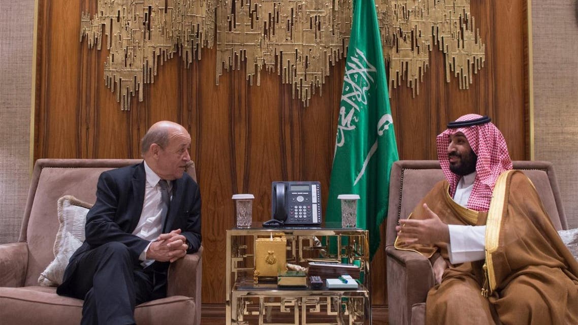 Saudi crown prince, French FM discuss Mideast developments