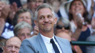 Gary Lineker in the royal box during Wimbledon Championships 2015 on July 4, 2015. (AFP)