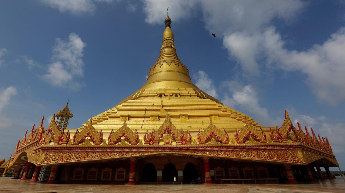 A general view of Global Vipassana Pagoda is seen in Mumbai on August 31, 2016. (Reuters)