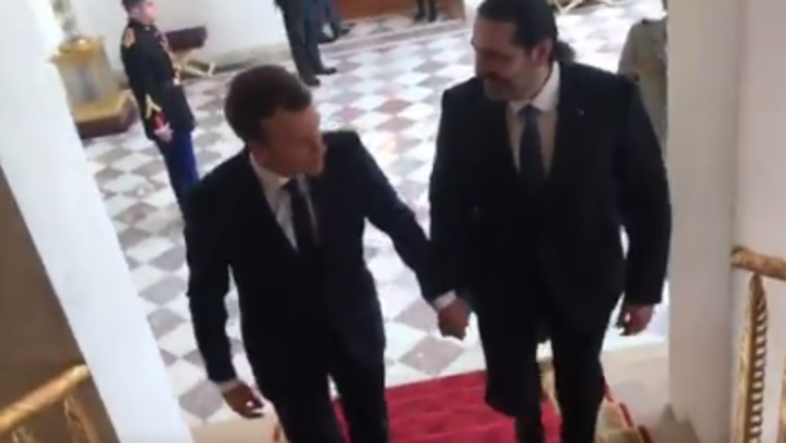 الحريري وماكرون