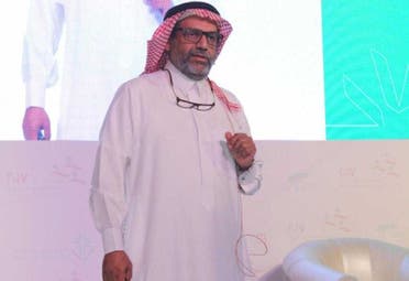 Omar Al-Batati, Governor of the Job Creation and Employment Commission (JCEC), addressing the 10th Jeddah Human Resource Forum on Sunday.(Photo: SG)
