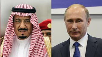 Saudi King Salman, Putin discuss latest Syria peace efforts