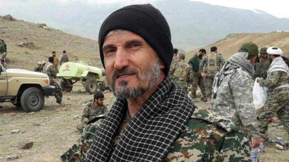 العقيد الايراني علي رضا نظري المقتول في البوكمال