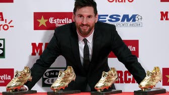 Messi receives 4th Golden Shoe as Europe’s top scorer