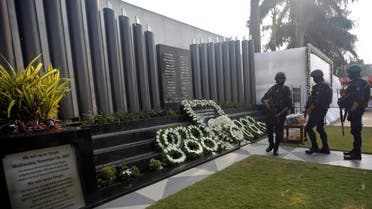 Police commandos pay tribute at a police memorial marking the ninth anniversary of the Mumbai2008 attacks, which killed 166 people, in Mumbai, on November 26, 2017. (Reuters)