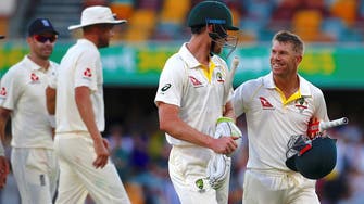 Aussies move within 56 runs of victory in first Ashes test