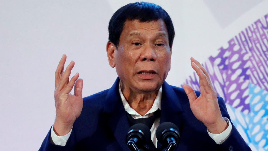 Philippines' President Rodrigo Duterte Rodrigo Duterte gestures during a news conference reuters