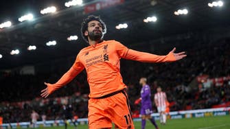 Substitute Mohamed Salah scores 2, Liverpool beats Stoke 3-0