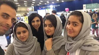 Afghan girls’ robotics team who were denied US entry wins Europe’s top contest
