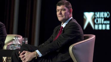 James Packer attends a news conference at Melco Crown’s Studio City in Macau, China October 27, 2015. (Reuters)