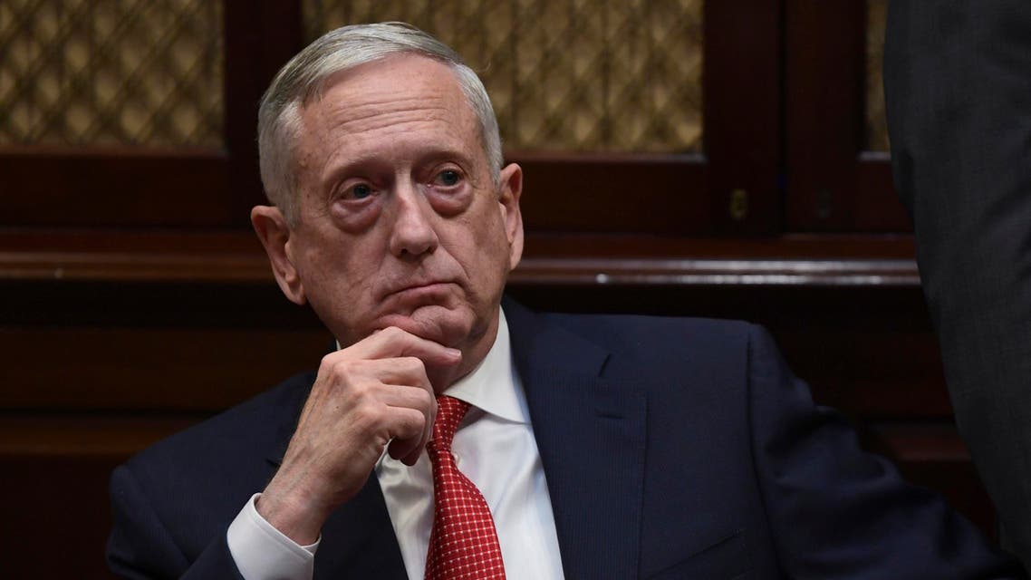 Defense Secretary James Mattis attends a meeting with President Donald Trump in the Roosevelt Room of the White House in Washington, Tuesday, Nov. 28, 2017, with Republican congressional leaders. Mattis says North Korea is continuing to build missiles that can "threaten everywhere in the world." Mattis says a missile that North Korea launched early Wednesday local time flew higher than its previous projectiles. (AP Photo/Susan Walsh)